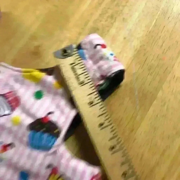 Denim patchwork cupcake pinafore 12-18 mo - Picture 4 of 8